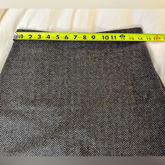 Theory gray Mini Skirt Size 4 wool blend skirt grey skirt - Picture 7 of 10